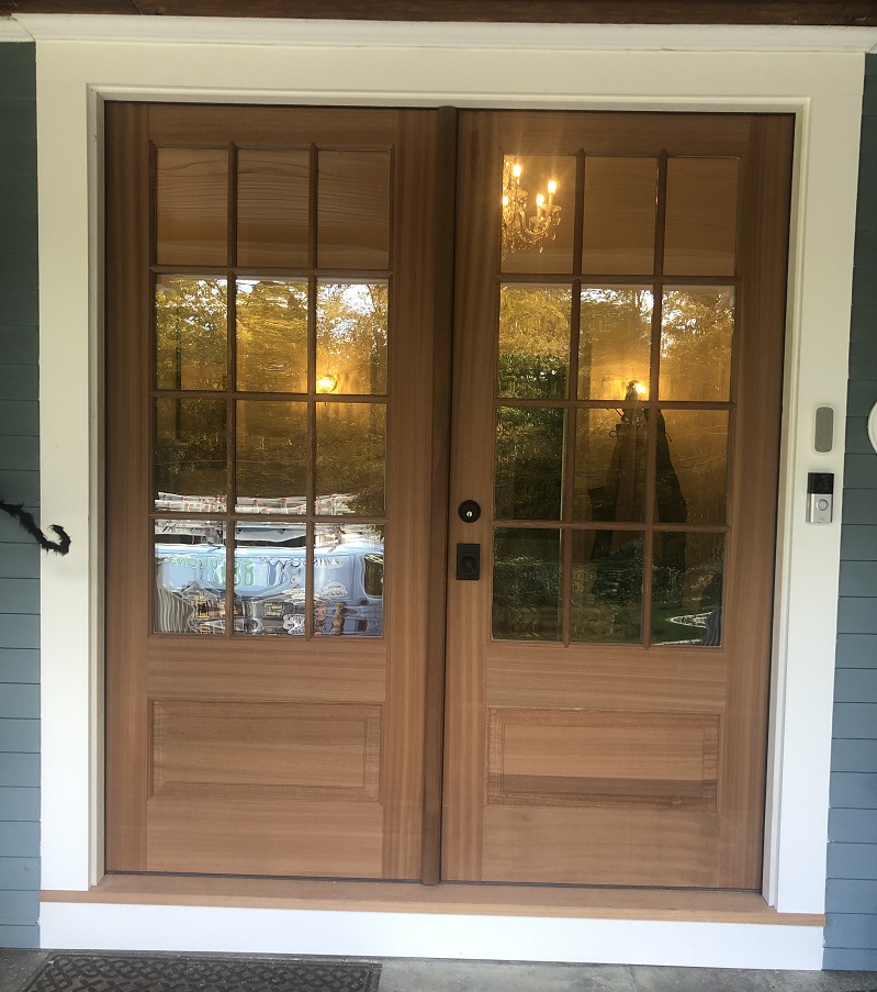 Simpson Mahogany Front Door And Custom Interior Door Installation